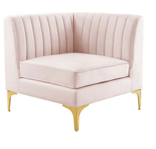 Load image into Gallery viewer, Triumph Channel Tufted Performance Velvet Loveseat