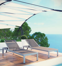 Load image into Gallery viewer, Shore Chaise Outdoor Patio Aluminum Set of 2