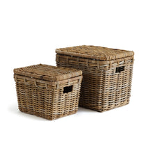 Load image into Gallery viewer, RUTHIE STORAGE TRUNKS, SET OF 2