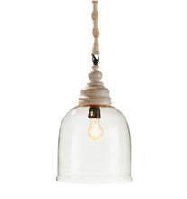 Load image into Gallery viewer, Vintner’s Cloche Pendant 17”