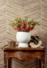 Load image into Gallery viewer, Wood Herringbone Wallpaper sample