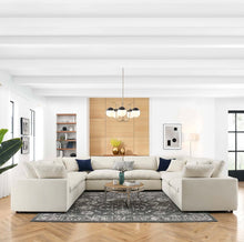 Load image into Gallery viewer, Commix Down Filled Overstuffed 8-Piece Sectional Sofa