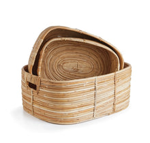 Load image into Gallery viewer, Cane Baskets, set of 3
