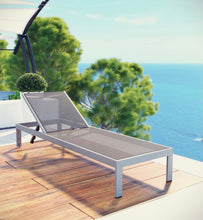 Load image into Gallery viewer, Shore Outdoor Patio Aluminum Mesh Chaise