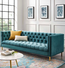 Load image into Gallery viewer, Delight Tufted Button Performance Velvet Sofa