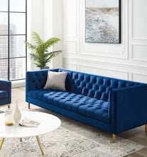 Load image into Gallery viewer, Delight Tufted Button Performance Velvet Sofa