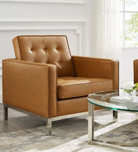 Load image into Gallery viewer, Loft Tufted Upholstered Faux Leather collection