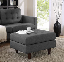 Load image into Gallery viewer, Contessa Upholstered Fabric Ottoman
