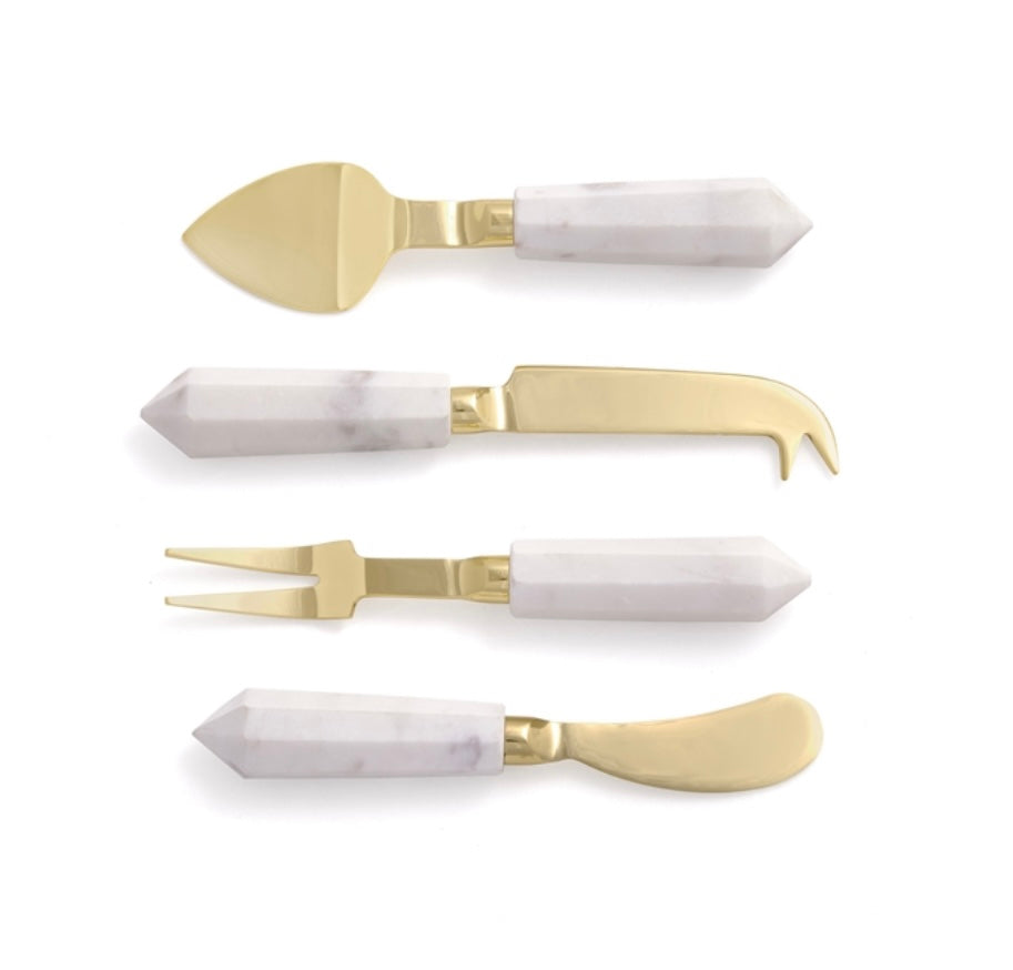 ASTERIA CHEESE KNIVES, SET OF 4
