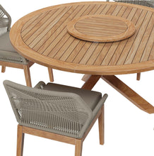 Load image into Gallery viewer, 5-Piece Outdoor Patio Teak Wood Dining Set

