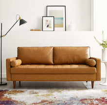 Load image into Gallery viewer, Valour Leather Sofa in Tan
