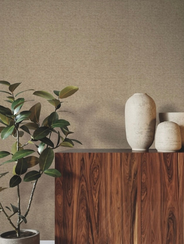 Check Paperweave Brindle Wallpaper