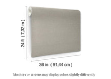 Load image into Gallery viewer, Linen Sunrise Grey Wallpaper
