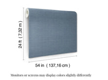 Load image into Gallery viewer, Linen Levels Indigo Wallpaper
