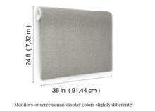 Load image into Gallery viewer, Sheer Linen Grey Wallpaper
