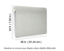 Load image into Gallery viewer, Sheer Linen Light Grey Wallpaper
