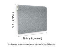 Load image into Gallery viewer, Sheer Linen Ensign Blue Wallpaper
