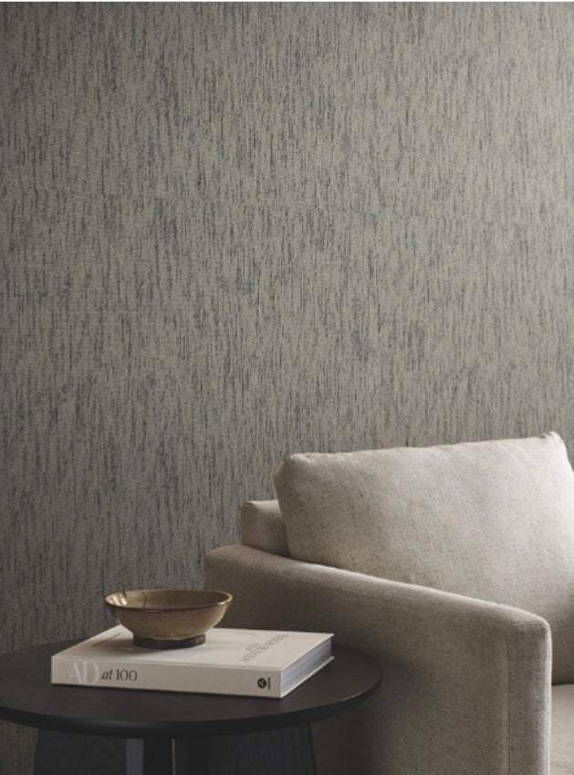 Twist Paperweave Black / Gray Wallpaper