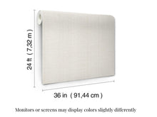 Load image into Gallery viewer, Airy Paperweave Silver Gray Wallpaper
