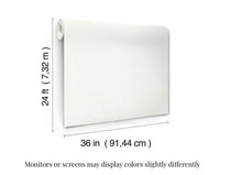 Load image into Gallery viewer, Check Paperweave Bright White Wallpaper
