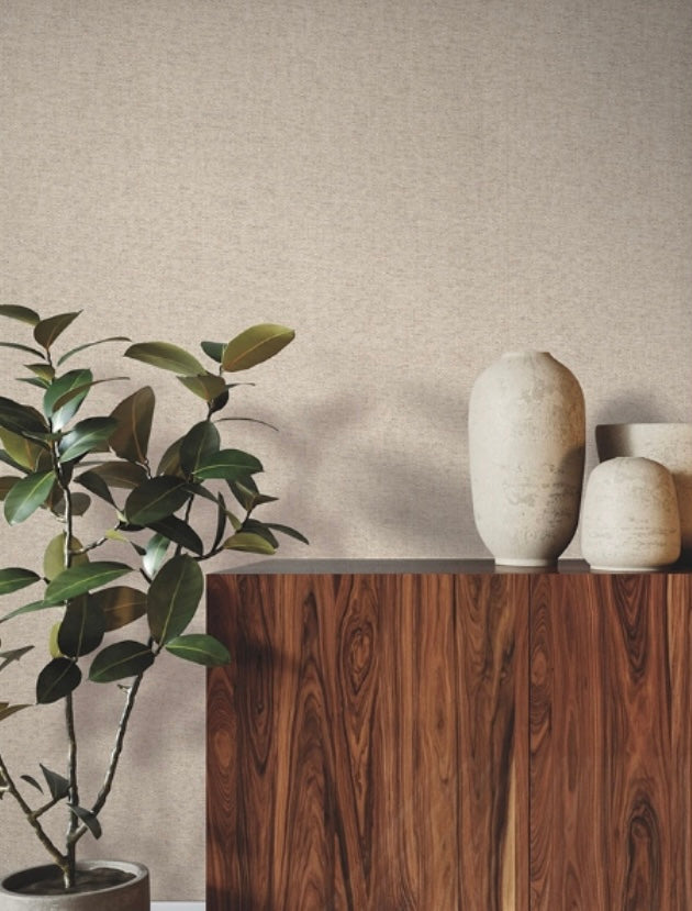 Check Paperweave Toasted Walnut Wallpaper