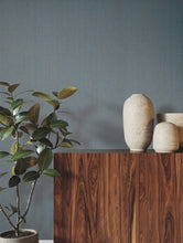 Load image into Gallery viewer, Check Paperweave Brown / Blue Wallpaper
