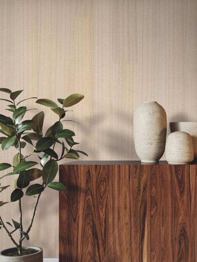 Wood Veneer Beech Wallpaper