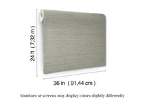 Load image into Gallery viewer, Painted Hemp Light Grey Wallpaper
