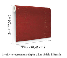 Load image into Gallery viewer, Caldera Cork Crimson Wallpaper
