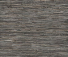 Load image into Gallery viewer, Shimmering Hemp Black / Silver Wallpaper
