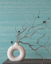 Load image into Gallery viewer, Smooth Abaca Deep Sea Wallpaper
