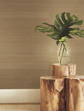 Load image into Gallery viewer, Tailored Abaca Ochre Gold Wallpaper
