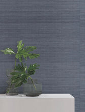 Load image into Gallery viewer, Horizon Abaca Indigo Wallpaper

