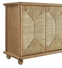 Load image into Gallery viewer, Marola 71 Inch Oak Wood Seagrass Sideboard in Oak
