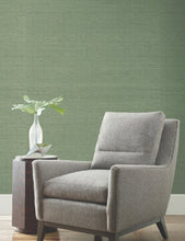 Load image into Gallery viewer, Horizontal Jute Evergreen Wallpaper
