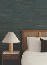 Load image into Gallery viewer, Multicolored Hemp Blue Wallpaper
