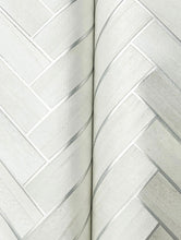 Load image into Gallery viewer, Herringbone Wood Veneer Apple Blossom Wallpaper
