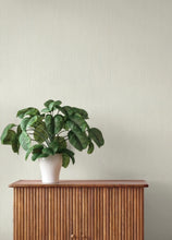Load image into Gallery viewer, Oren Ivory Shimmering Striations Wallpaper
