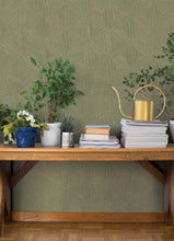 Load image into Gallery viewer, Anara Geo Faux Grasscloth Wallpaper
