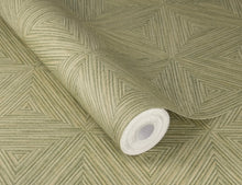 Load image into Gallery viewer, Anara Geo Faux Grasscloth Wallpaper

