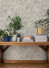 Load image into Gallery viewer, Ellery Herringbone Wallpaper
