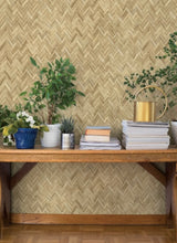 Load image into Gallery viewer, Ellery Herringbone Wallpaper
