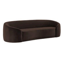 Load image into Gallery viewer, Contessa Curved Performance Velvet Sofa
