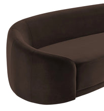 Load image into Gallery viewer, Contessa Curved Performance Velvet Sofa
