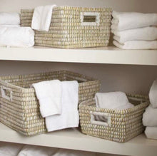 Load image into Gallery viewer, Rivergrass Rectangular Storage baskets, set of 3
