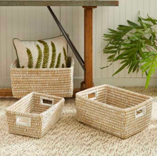Load image into Gallery viewer, Rivergrass Rectangular Storage baskets, set of 3
