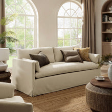 Load image into Gallery viewer, Wellfleet 85" Slipcovered Fabric Sofa
