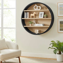 Load image into Gallery viewer, Romy 47" Round Wall Book Shelf
