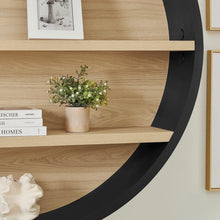Load image into Gallery viewer, Romy 47" Round Wall Book Shelf
