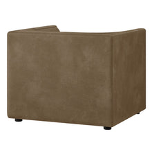 Load image into Gallery viewer, Hilda Curved Back Vegan Leather Armchair
